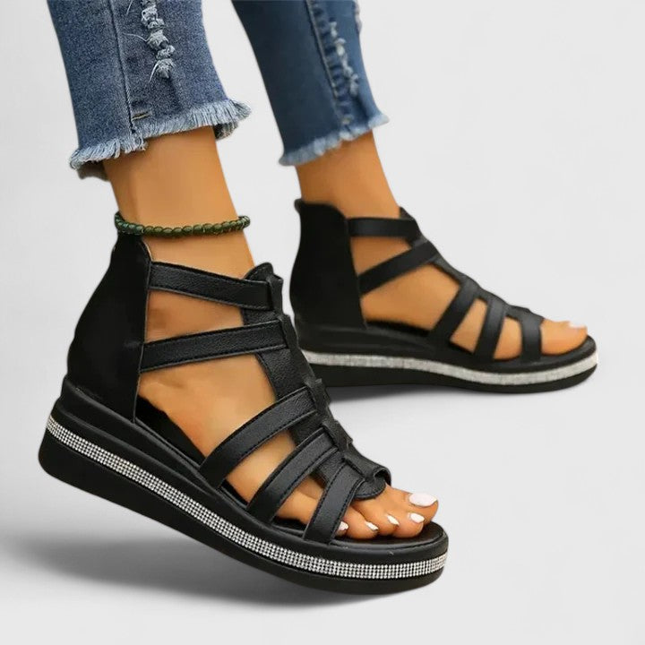 Carlee | Orthopaedic Strass Sandals