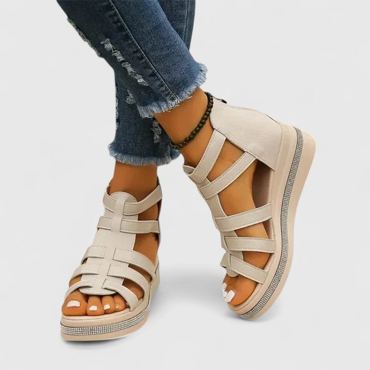 Carlee | Orthopaedic Strass Sandals