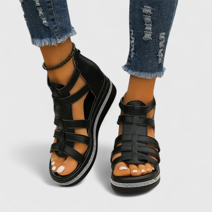Carlee | Orthopaedic Strass Sandals