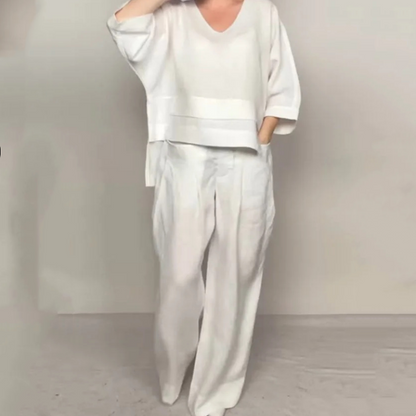 Carol – Relaxed Wide-Leg Two-Piece Set