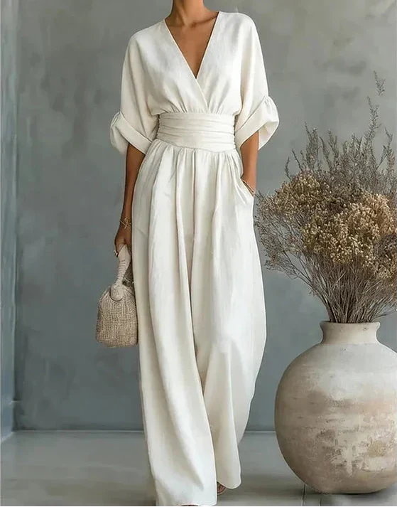 Josephine – Wide-Leg Belted Jumpsuit