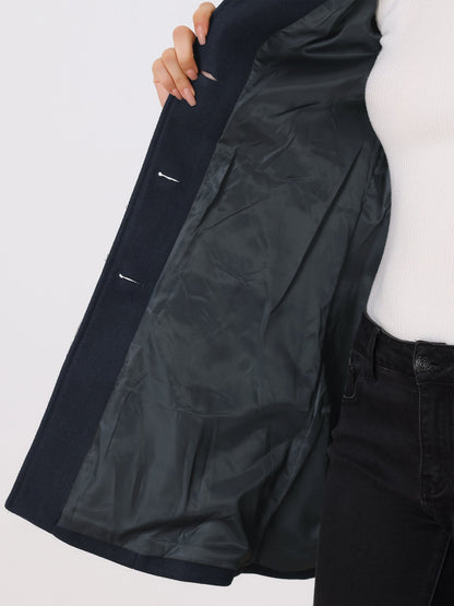 Maureen – Elegant Tailored Button-Front Coat