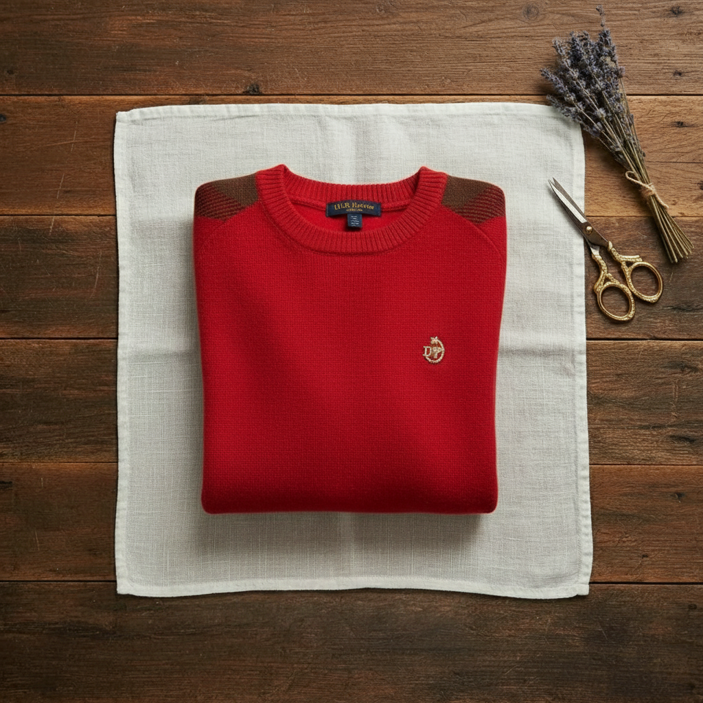 Martha – Contrast Sleeve Crew Neck Jumper