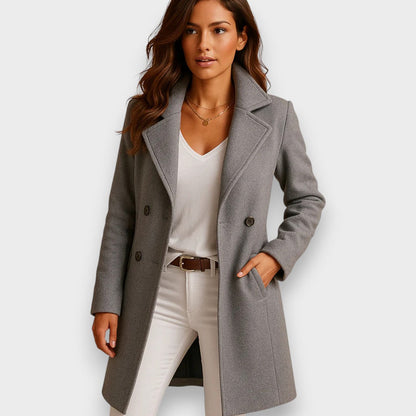 Gwendolyn – Classic Tailored Long Coat