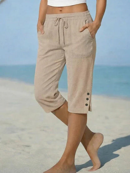 Lesley – Relaxed Calf-Length Capri Pants